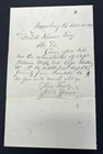 1869 Civil War Veterans Letter