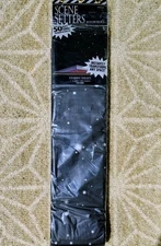 Amscan STARRY NIGHT Scene Setter FIFTY FEET LONG! 50' Stars Galaxies NEW UNUSED!