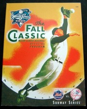 2000 Subway World Series Baseball Program New York METS vs YANKEES Fall Classic