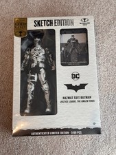 McFarlane Batman Hazmat Suit  Sketch Edition  Gold Label 7  Figure New Sealed