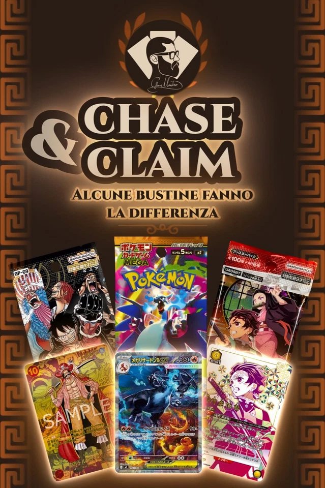 ⚜️CHASE & CLAIM OP E POKÉMON | BUSTINE MIXATE E BOX SBLOCCATI DAI PULL🔥