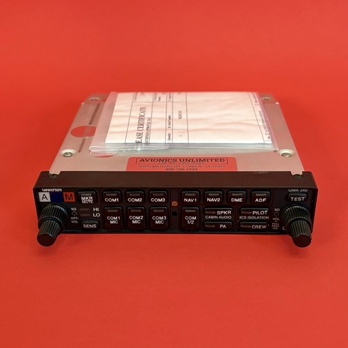 Garmin GMA 340 Audio Panel 011-00401-10 With New 8130-3
