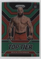 2023 Panini Prizm WWE Top Tier Green Prizm Braun Strowman #34 1co7
