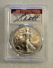 2021 American Silver Eagle PCGS MS70 SIGNED TYPE 1 TRUE BU FIRST DAY OF ISSUE $1