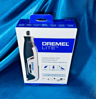 Dremel Lite Cordless Rotary Tool - 10 Accessories - Intermediate - 7760-N/10