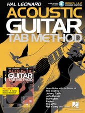 Acoustic Guitar Tab Method - Combo Edition Books 1 2 with Online A