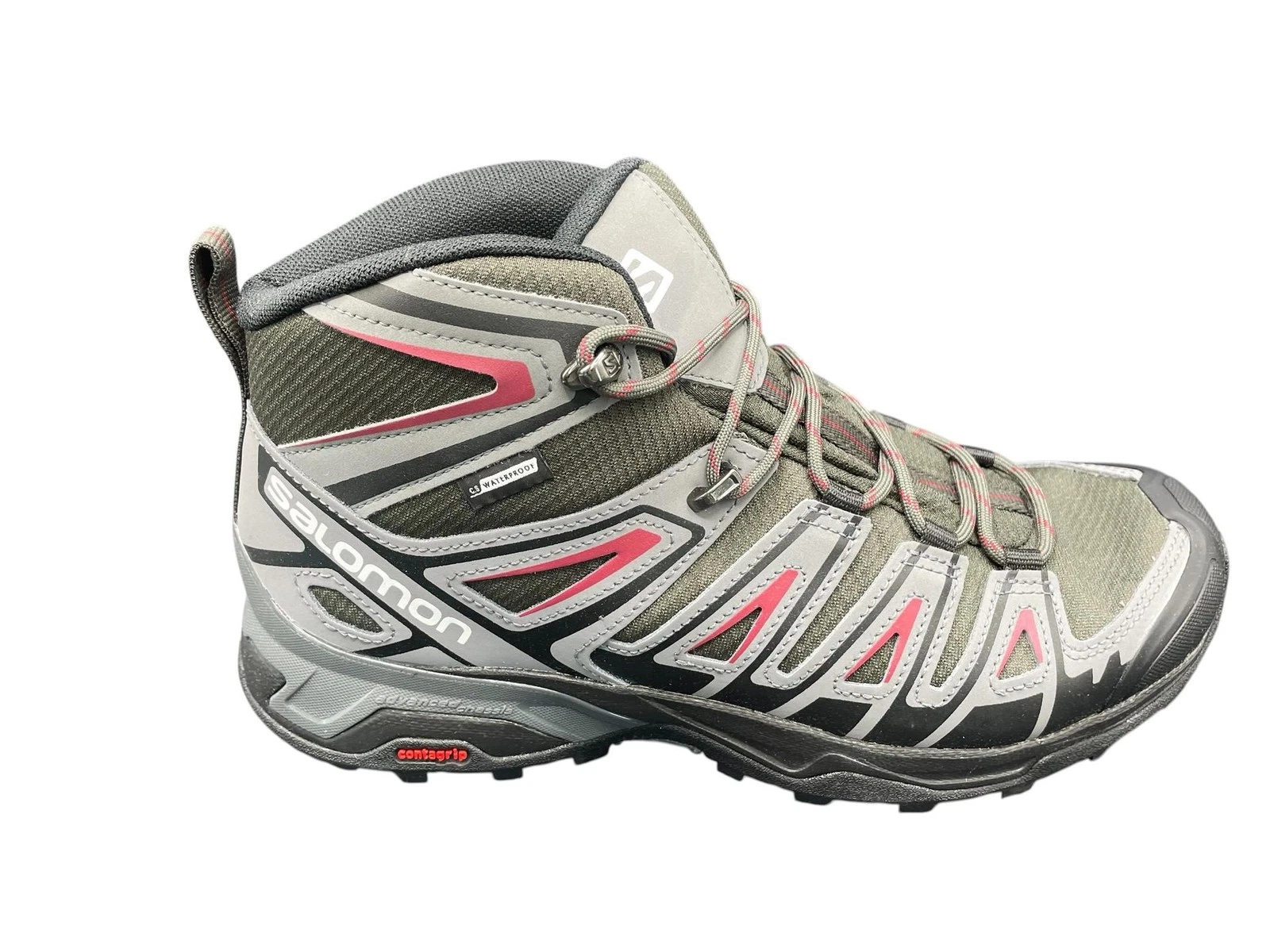 Salomon Men Hiking Boot 416710 X Ultra Pioneer Mid CSW Red Peat Gray Size 7.5 M
Opens in a new windo