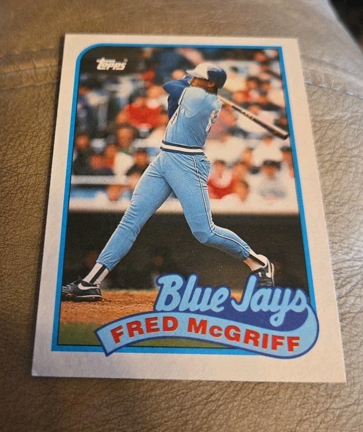 Fred McGriff Baseball Card -- 1989 Topps #745 -- Toronto Blue Jays