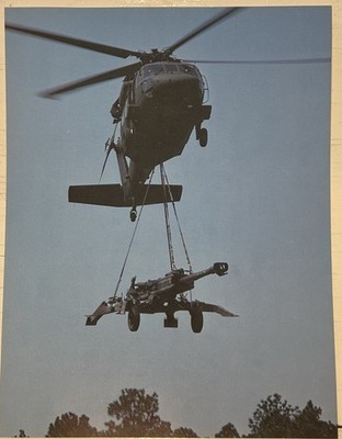 Vintage Sikorsky UH-60L BLACK HAWK Helicopter Poster 8x10 Print Info