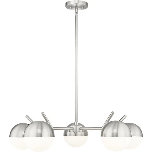 Z-Lite 7517-5BN Realm Sphere Chandelier Brushed Nickel - Picture 1 of 8