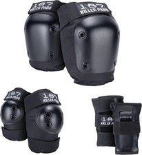 187 Killer Pads Six Pack Pad Set, Protective Gear for Elbows, Knees, and Wrists