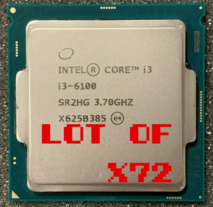 Core i3 6th Gen. Intel Core i3-6100 Processor Model LGA 1151/H4