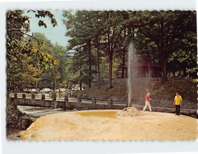 #ad Postcard The Famous Geyser Saratoga Spa State Park Saratoga Springs USA $6.99