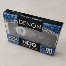 Denon HD6 90 Blank Cassette 1992 New Sealed