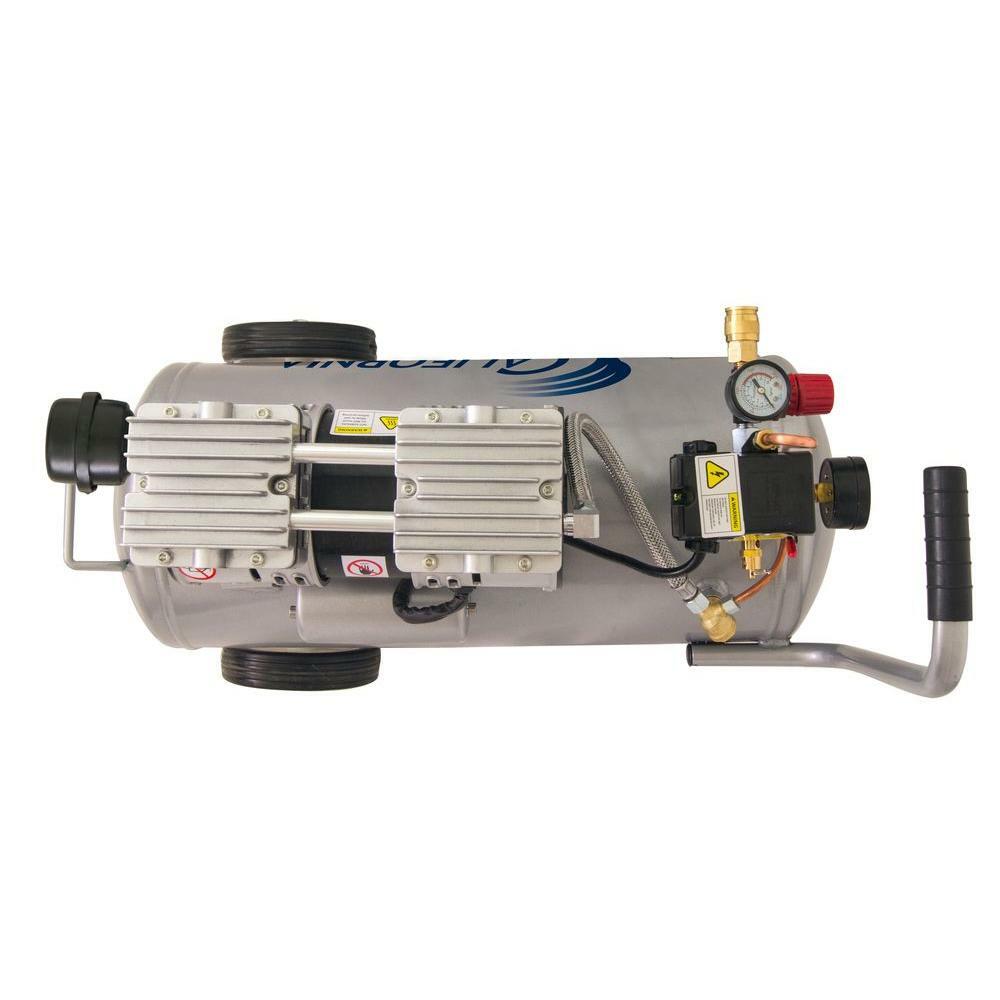 Electric Air Compressor Ultra Quiet Oil Free Low Maintenance 8.0 Gal. 1.0 HP