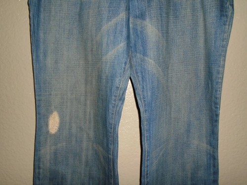 JEANS TRUCK DENIM MADE IN USA 100% COTONE DISTRUTTO EFFETTO INVECCHIATO DONNA 21 NUOVO CON ETICHETTE - Foto 5 di 11