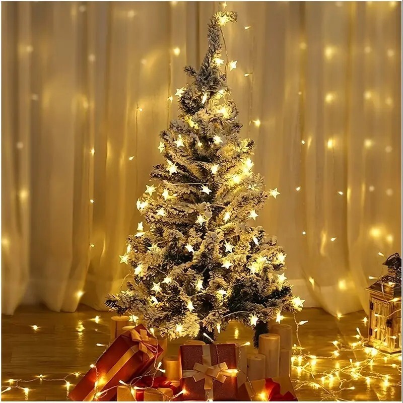 Star String Party Lights 6m, Home Decor, Fairy Lights, Battery Powered, Party image 5