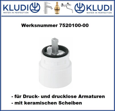 KLUDI 7520100 Steuereinheit Keramikkartusche ø 46 mm für Einhandmischer