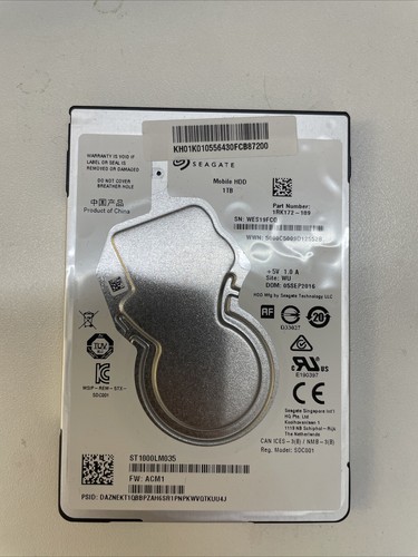 Seagate Mobile ST1000LM035 1TB 2,5" HDD Festplatte 5400rpm SATA III 128MB