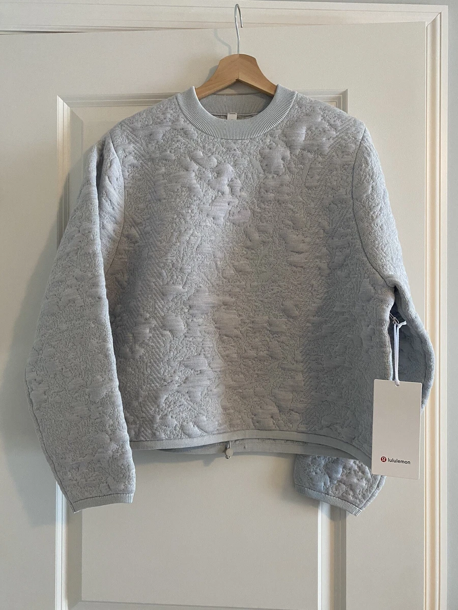 Lululemon Jacquard Multi-Texture Crew Neck Sweater size 8