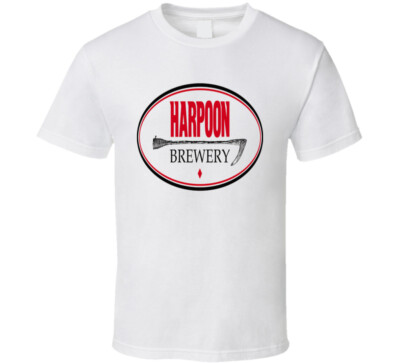 Harpoon Brewery Brewing Beer Alcohol Drinking T Shirt