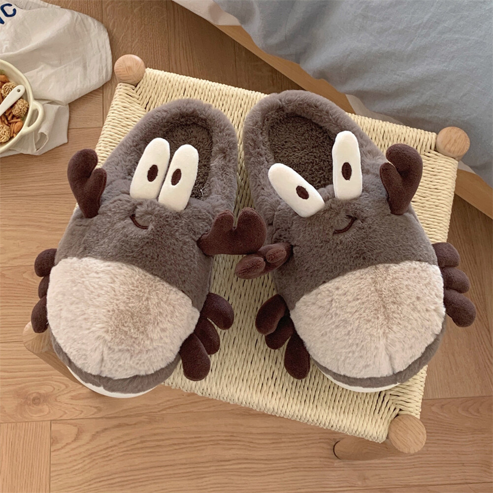 APL Pantofole granchio peluche carine termiche casa pantofole scarpe da passeggio pelose per uomo donna