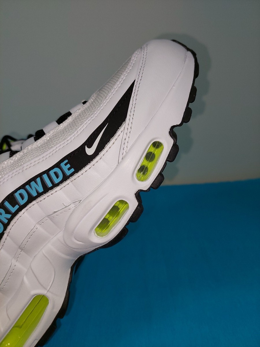 Nike Air Max 95 SE EU 44 US 10 28 cm White Blue Fury Volt Black
