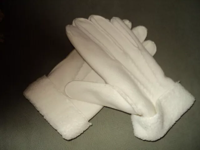 Lands end Sherpa Dicke Handschuhe Gr. L elfenbein ungetragen