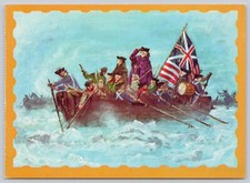 Postcard General George Washington Crossing the Delaware River
