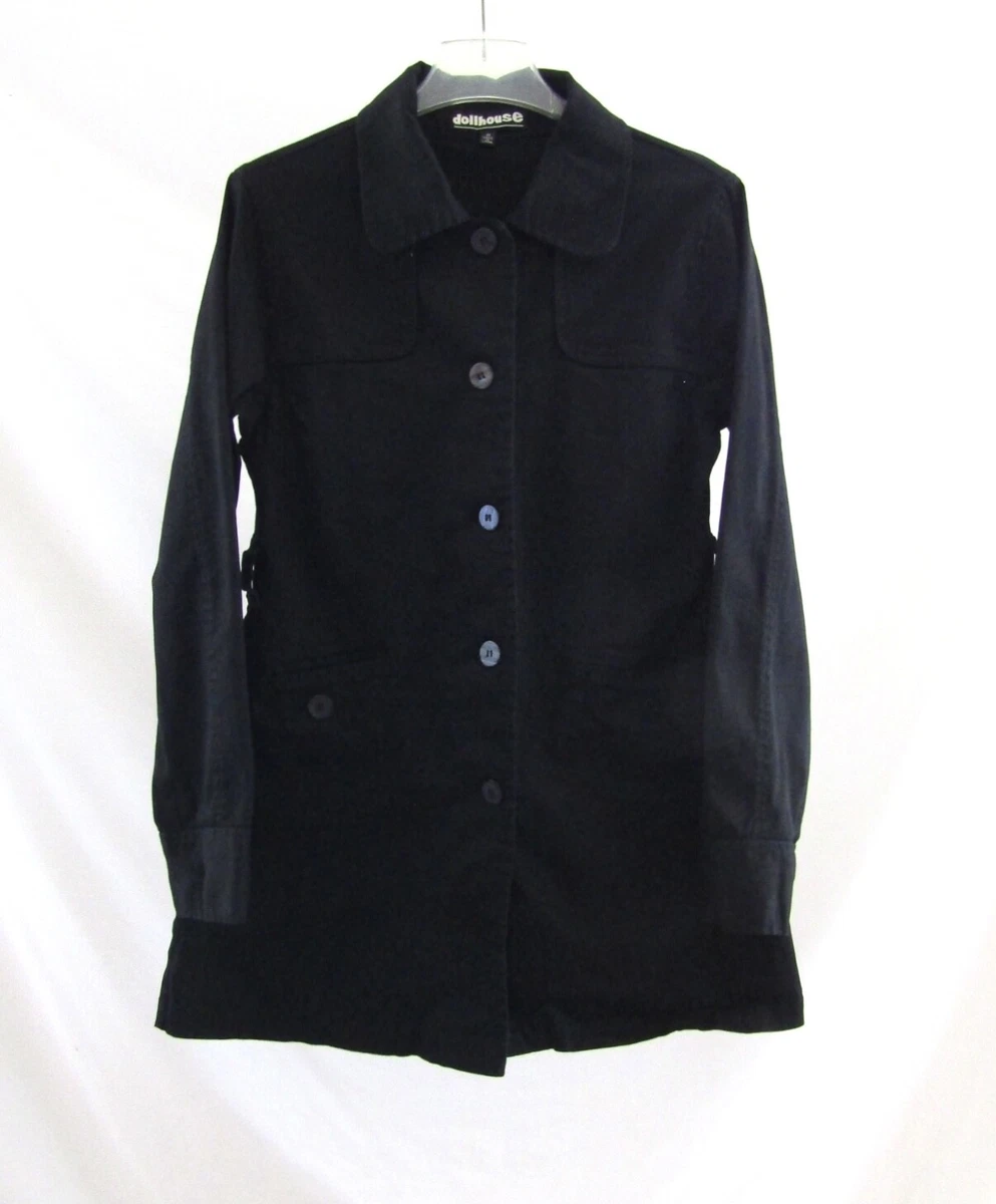Thin black trench coat cheap