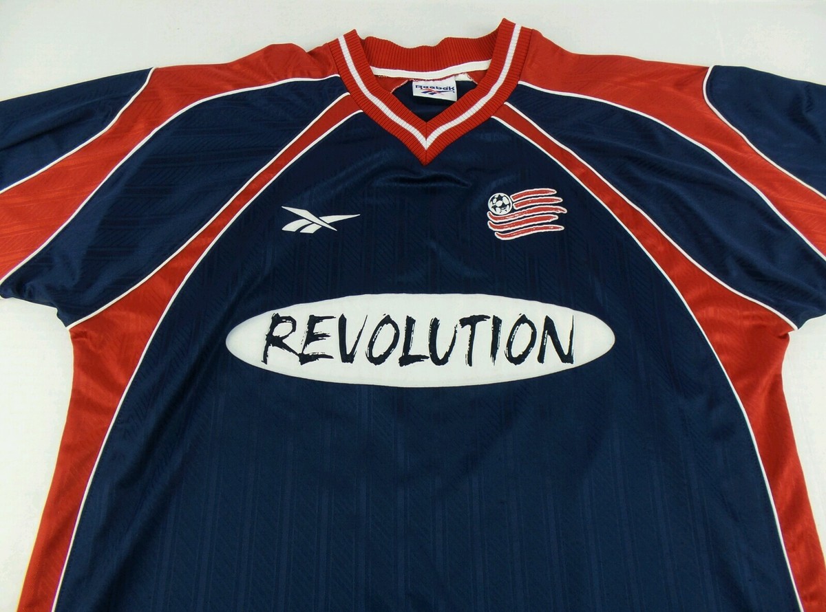 Vintage Reebok 1998-1999 MLS New England Revolution Soccer Jersey