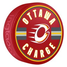 Ottawa Charge PWHL 2024-2025 Season Colored Hockey Puck -NEW LOGO
