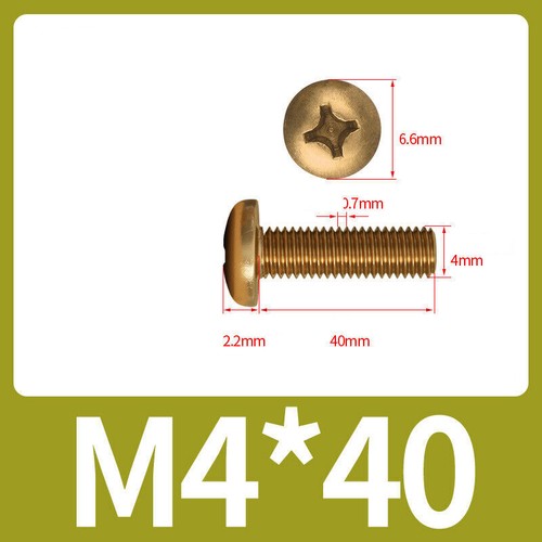 Viti a testa tonda M2 M2,5 M3 M4 M5 M6 M8 ottone Phillips macchina bullone a vite - Foto 39 di 74