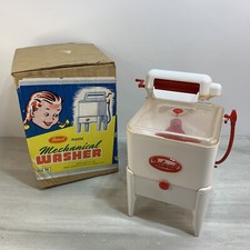Ideal Toy Mechanical Washer Washing Machine 50s w/HAND CRANK WRINGER *See Pics*
