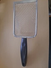 1x Metal Cat Litter Scoop Non-Stick Coated Silver Cat Litter Scoop Fine Sand