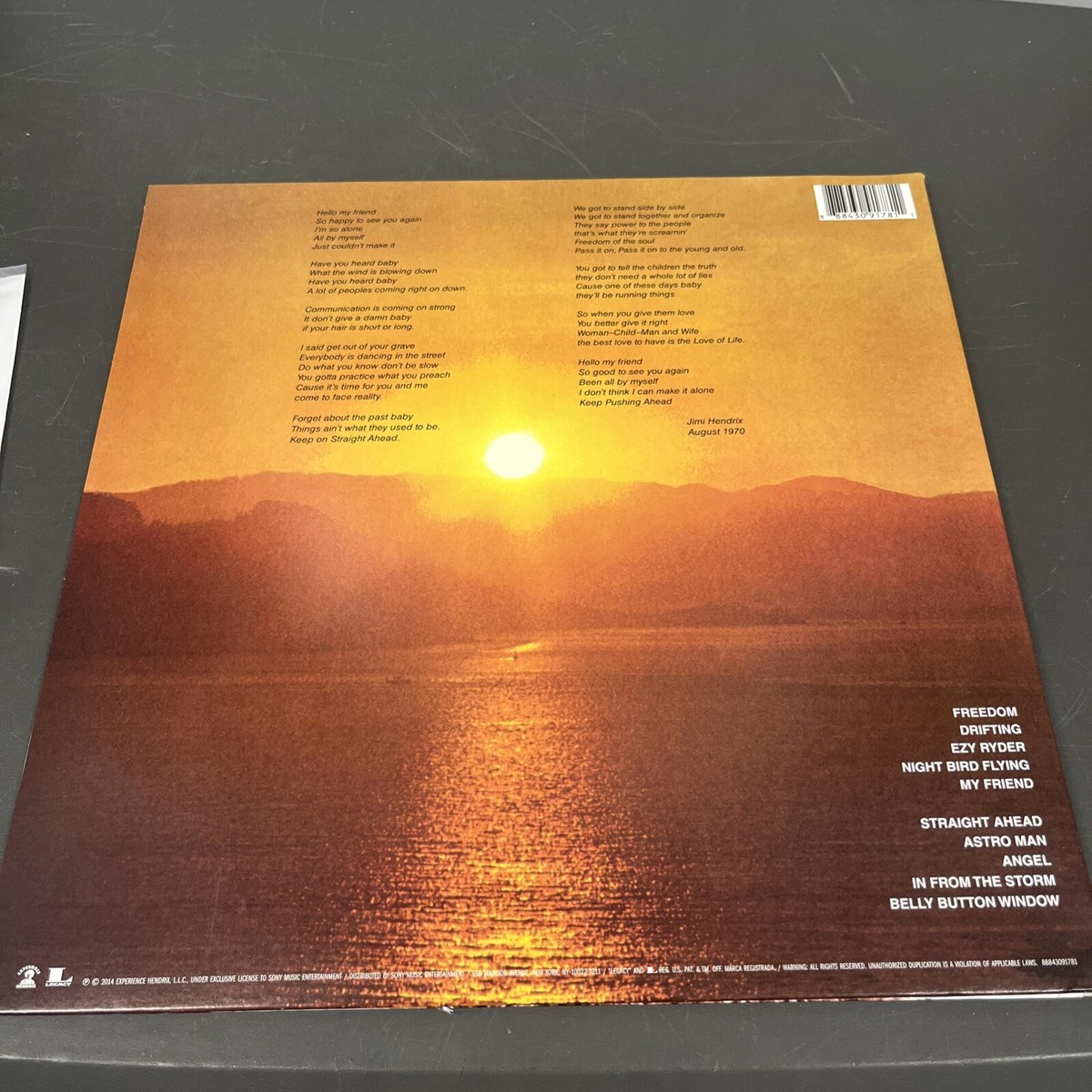Cry of Love by Jimi Hendrix (Record, 2014) Re-mastered