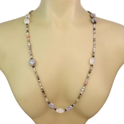 David Yurman Tweejoux Sterling Silver Multistone Assorted Bead