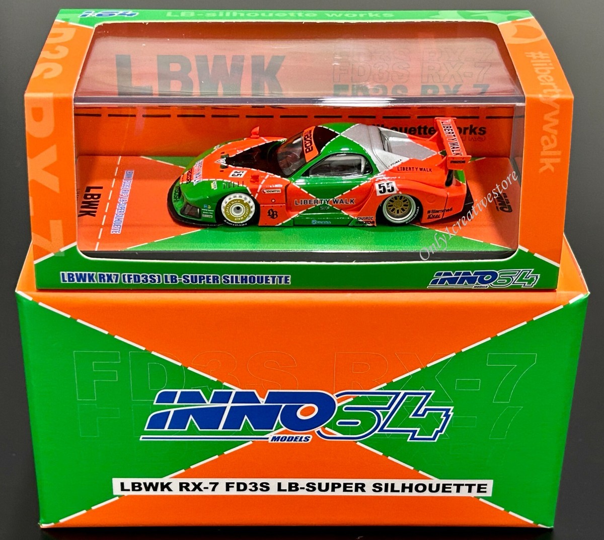 INNO64 LBWK Mazda RX7 FD3S LB-Super Silhouette 2024 Malaysia INNO64 LBWK Mazda RX7 FD3S LB-Super Silhouette 2024 Malaysia