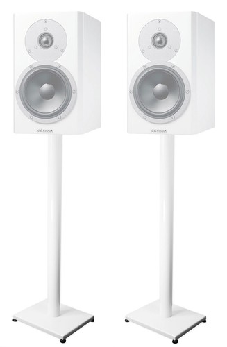 Pair 37” Steel White Stands For 
