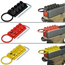 Dot Sight Rail Mount Plate For Red Dot Sight w/Pull Ring