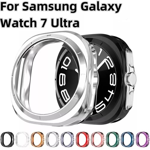 Soft TPU Case Cover Bumper Shell Frame For Samsung Galaxy Watch 7 Ultra 47mm - Picture 2 of 15