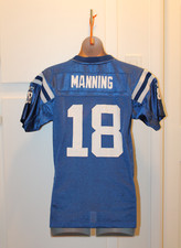 REEBOK NFL Equipment Indianapolis Colts Peyton Manning 18 Youth Large Jersey
