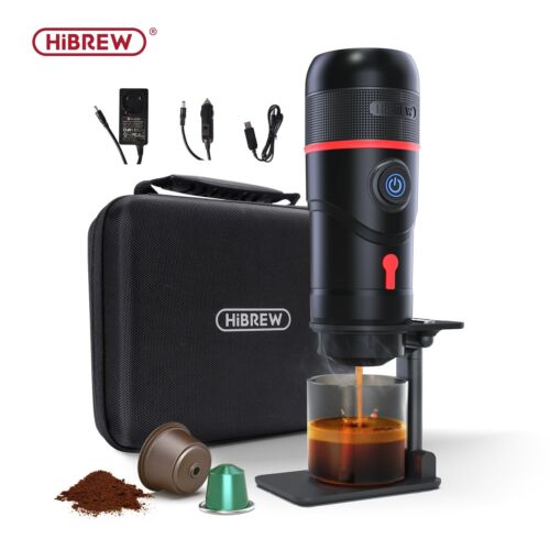 HiBREW Portable Coffee Machine for Car & HomeDC12V Expresso Coffee Maker