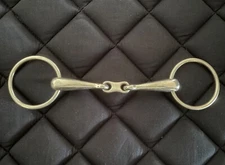 French Link O Ring Snaffle Horse Bit 6”