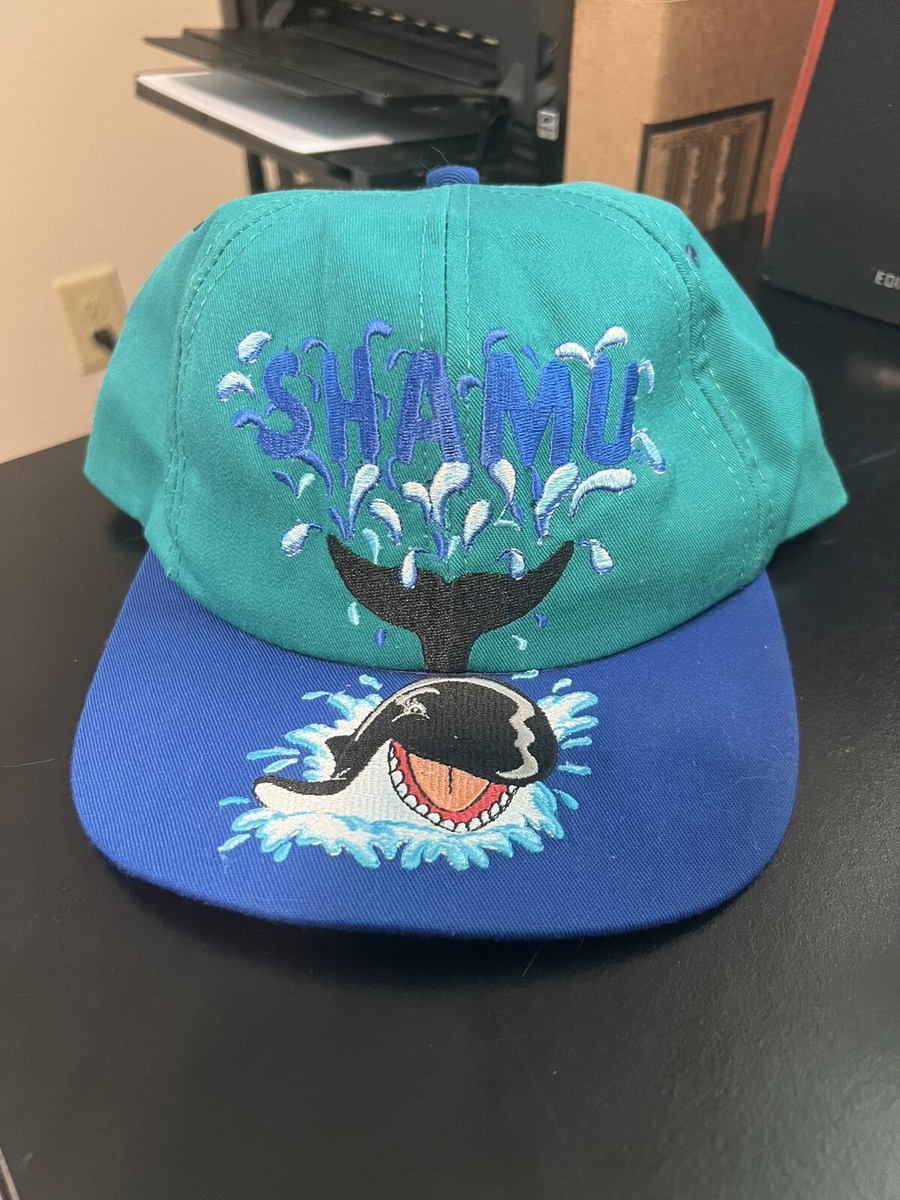 Vintage 90s Shamu The Whale Sea World Snapback Hat