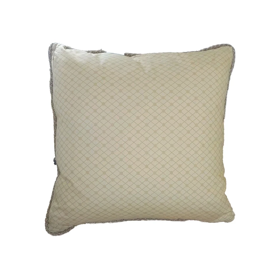 Waverly Rhapsody Jewel Blue Tapestry Throw Pillow Embrodier Pailsey Floral 19"Sq - Image 2 of 4