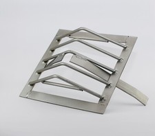 Dohlengitter Edelstahl, V2A, Schornsteinabdeckung Schornsteingitter Kamin