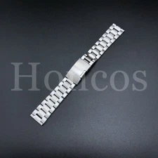 WATCH BAND BRACELET FITS FOR OMEGA SPEEDMASTER 18MM SOLID LINK STAINLESS STEEL