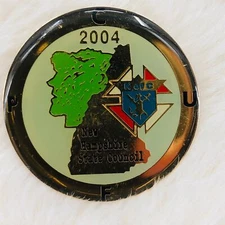Vtg Knights of Columbus New Hampshire State Council Enamel Member Lapel Pin