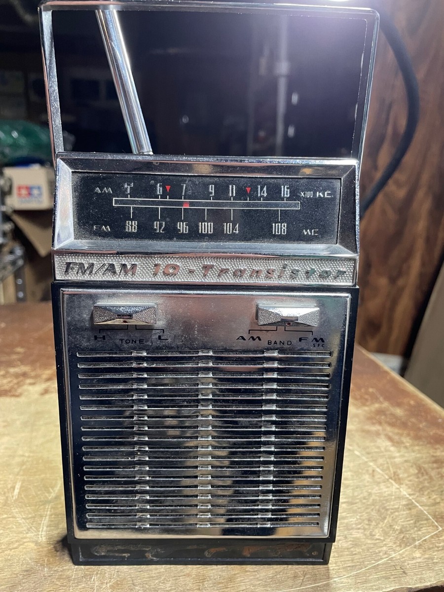 VINTAGE AMICO AM FM radio 10 Transistor Japan 1960's See